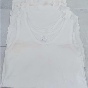 6 pcs $6 - New White Undergarment Vest